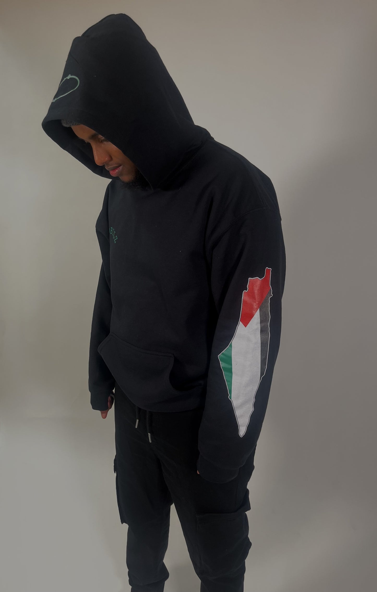 'I Stand with Palestine' Oversized Hoodie